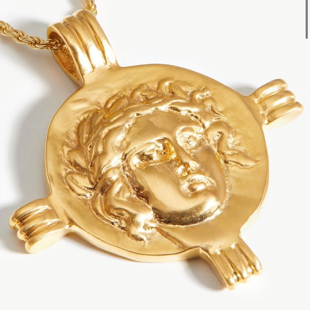 Missoma Gold Coin Necklace - Picture 3 of 9